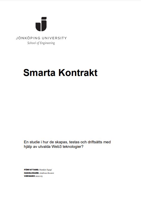 Smart Contract Thesis